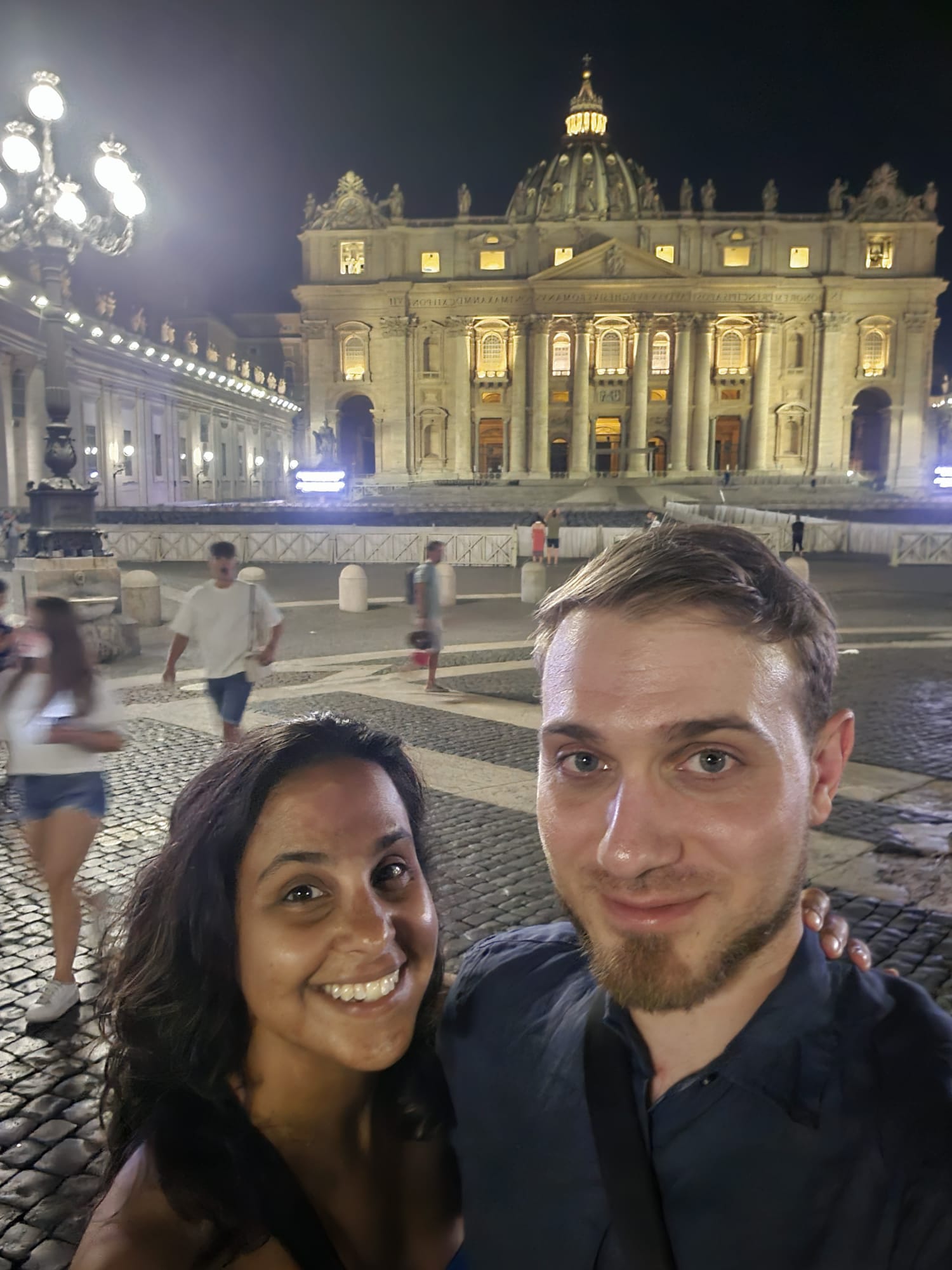 Shai and Adam at the Vatican